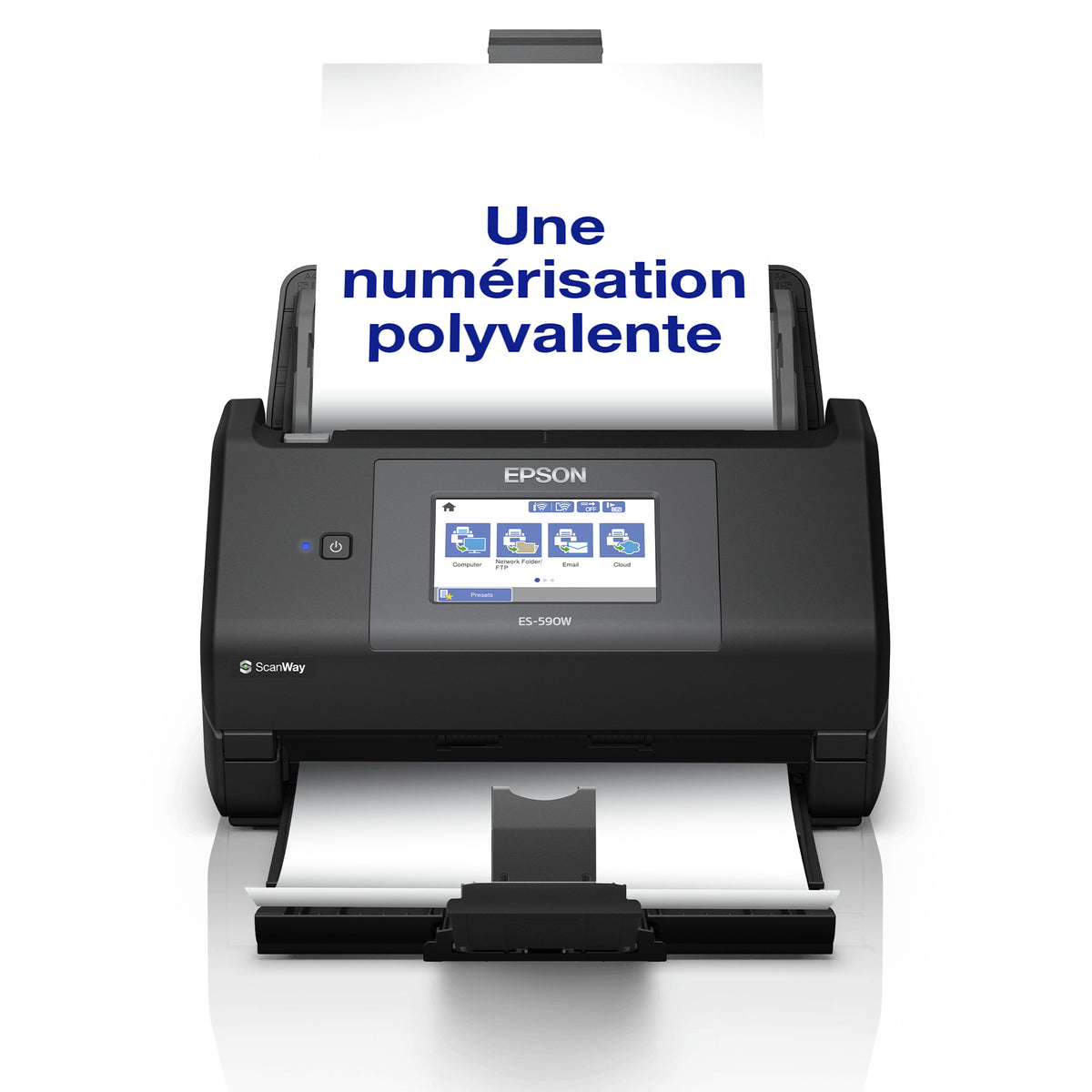Scanner Epson WorkForce ES-590W - 45 ppm - Wi-Fi - 600 dpi