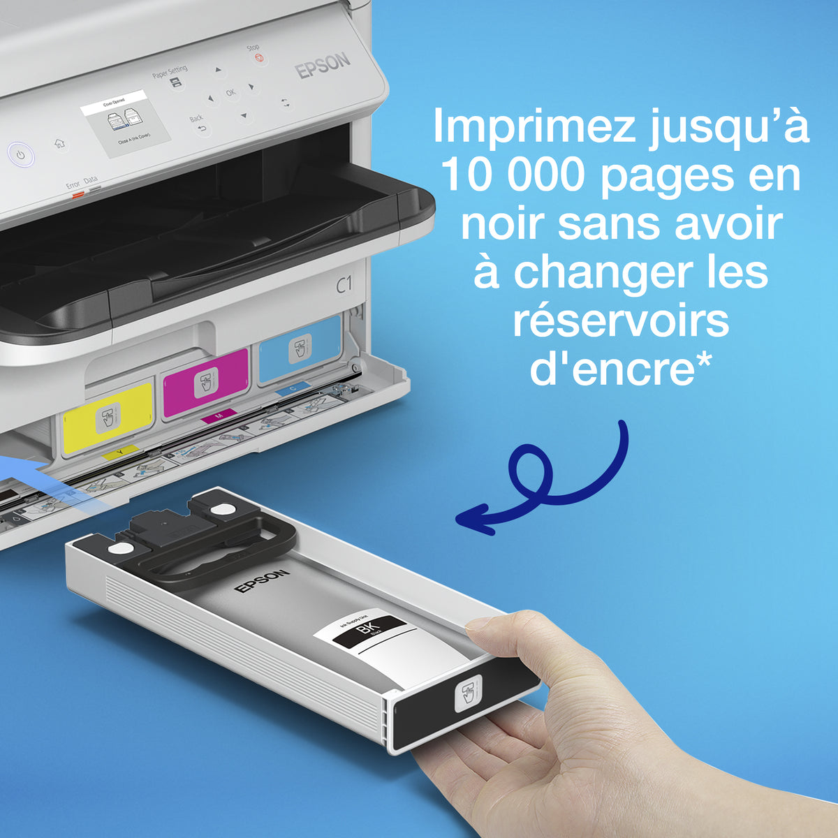 Imprimante Epson couleur A4 recto verso WiFi Ethernet USB