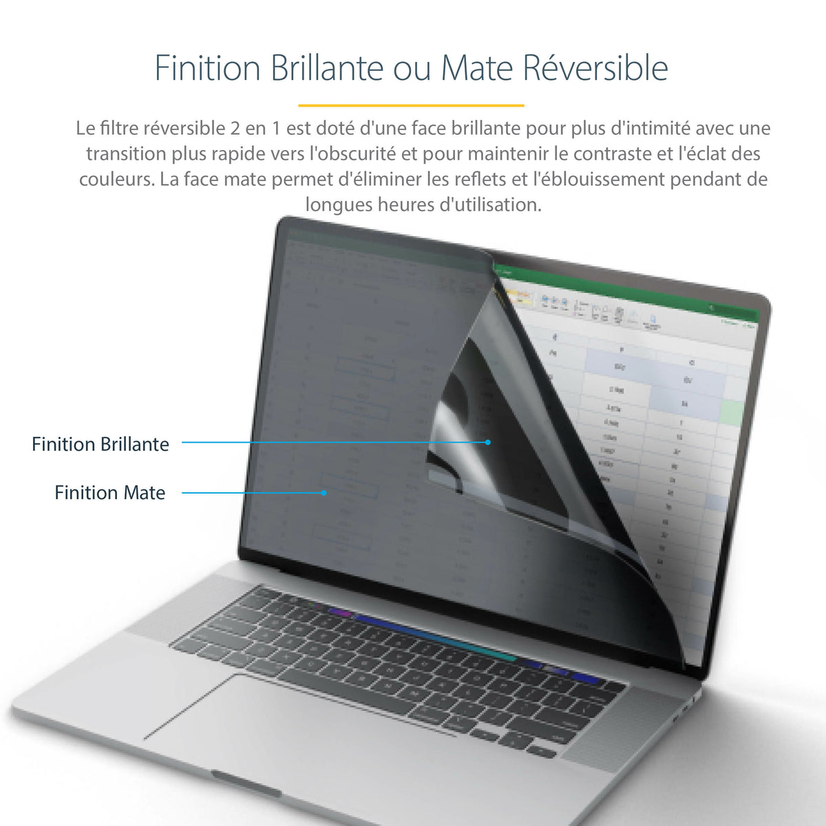 Filtre confidentialité MacBook Pro 16" - StarTech