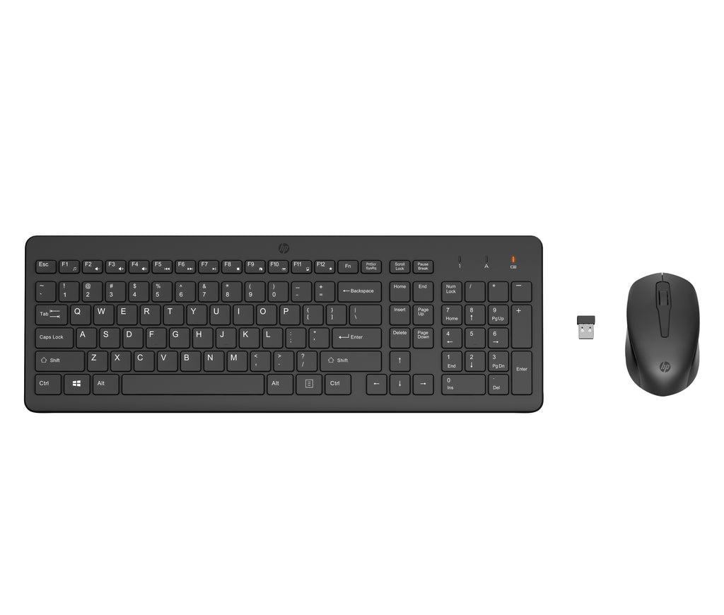 Ensemble clavier souris HP 330 sans fil 2.4 GHz noir