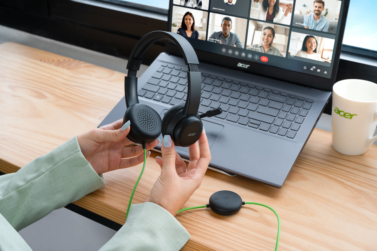 Micro-casque Acer AHW250 filaire USB-A noir - Achat en ligne