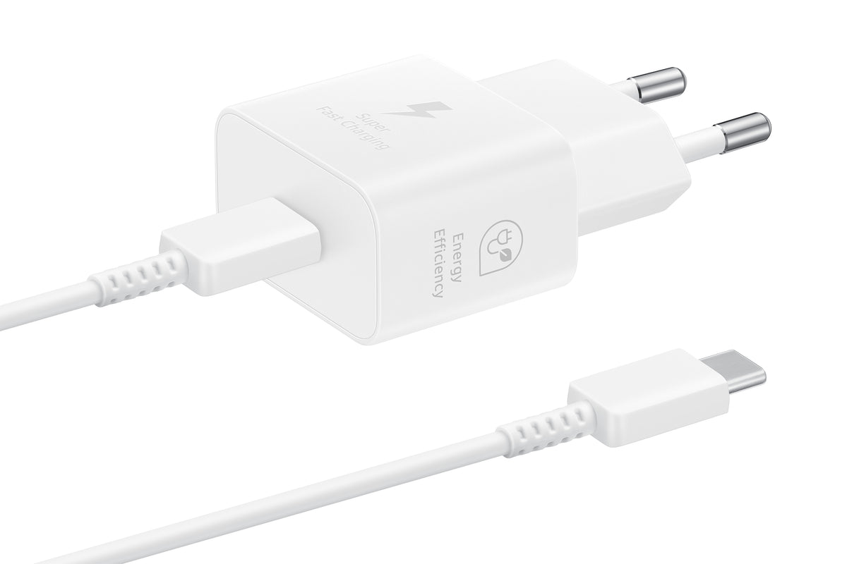Adaptateur Samsung 25W avec câble USB-C - Charge rapide PD 3.0