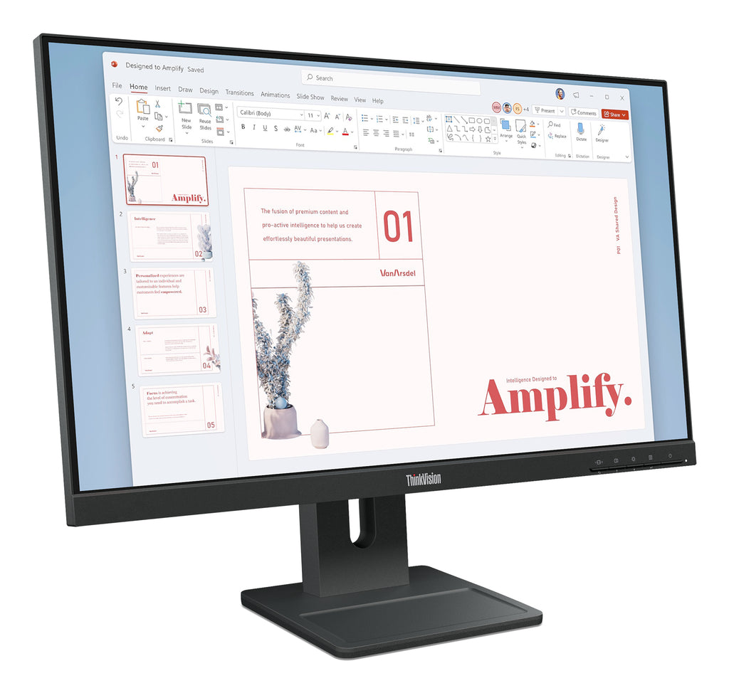 Écran LED 24" Full HD 100Hz IPS - Lenovo ThinkVision E24-40