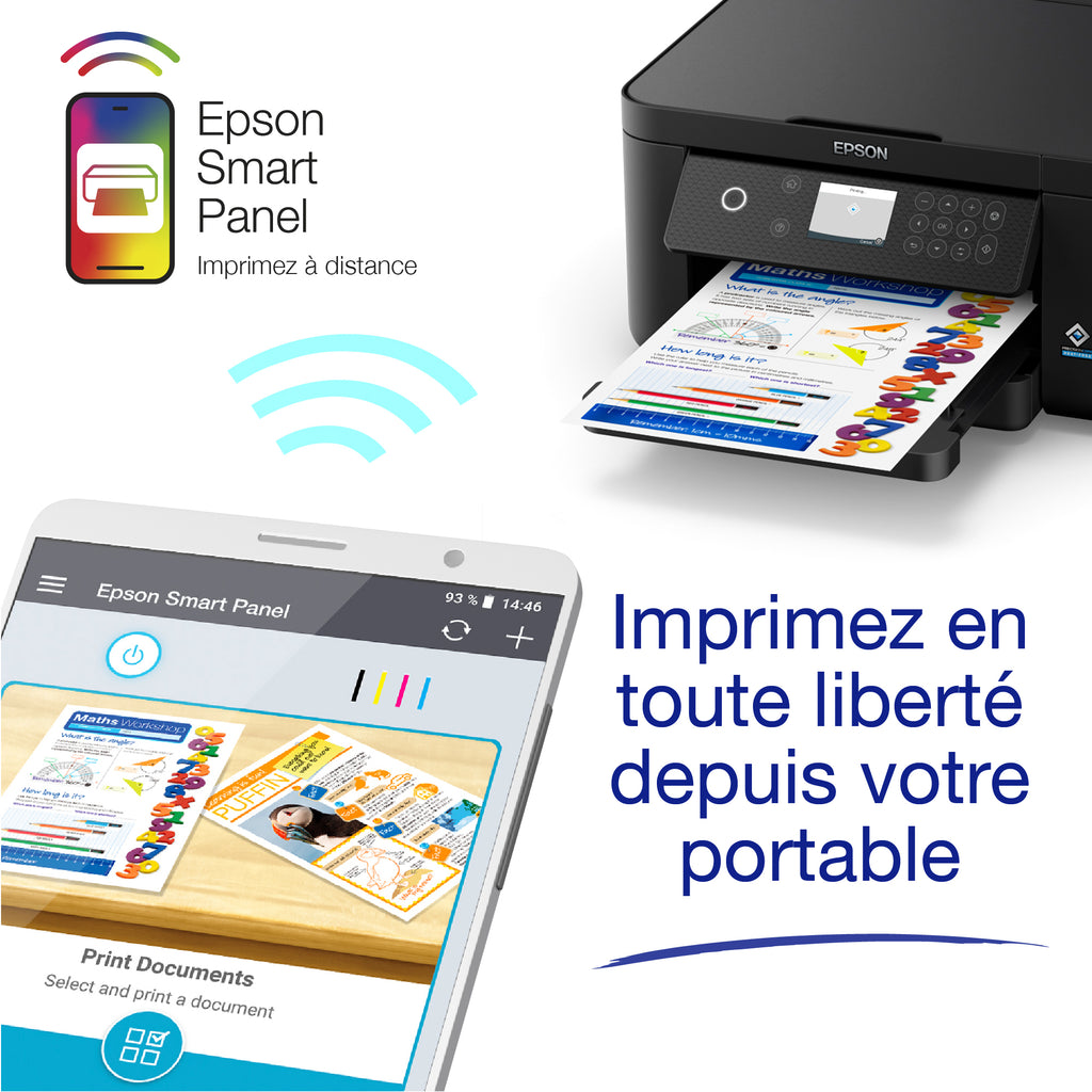 Epson XP-5200 Imprimante Multifonctions Couleur Wi-Fi Noir