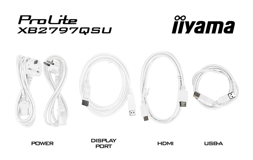 Écran LED 27" QHD IPS iiyama ProLite XB2797QSU-W1