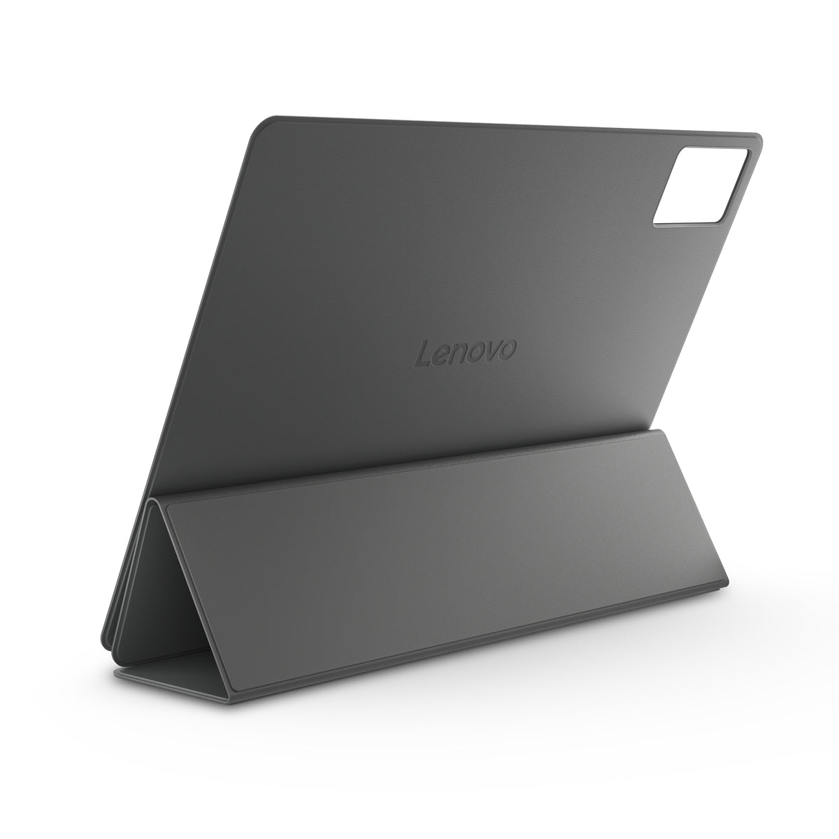Étui rabat PU gris luna pour Lenovo Idea Tab Plus & Tab K12