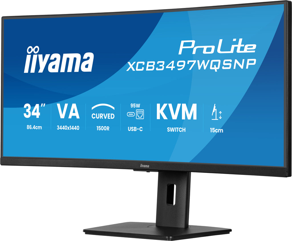 Écran incurvé IIYAMA 34" UWQHD 120Hz - Gaming & Productivité