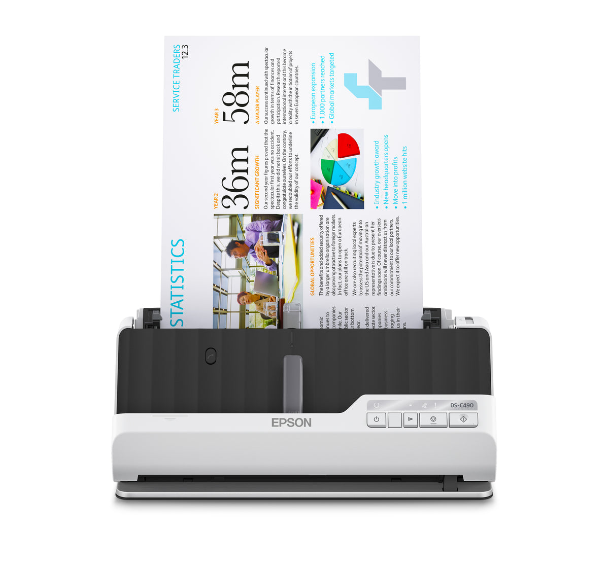 Scanner Epson DS-C490 A4 recto-verso 600 dpi