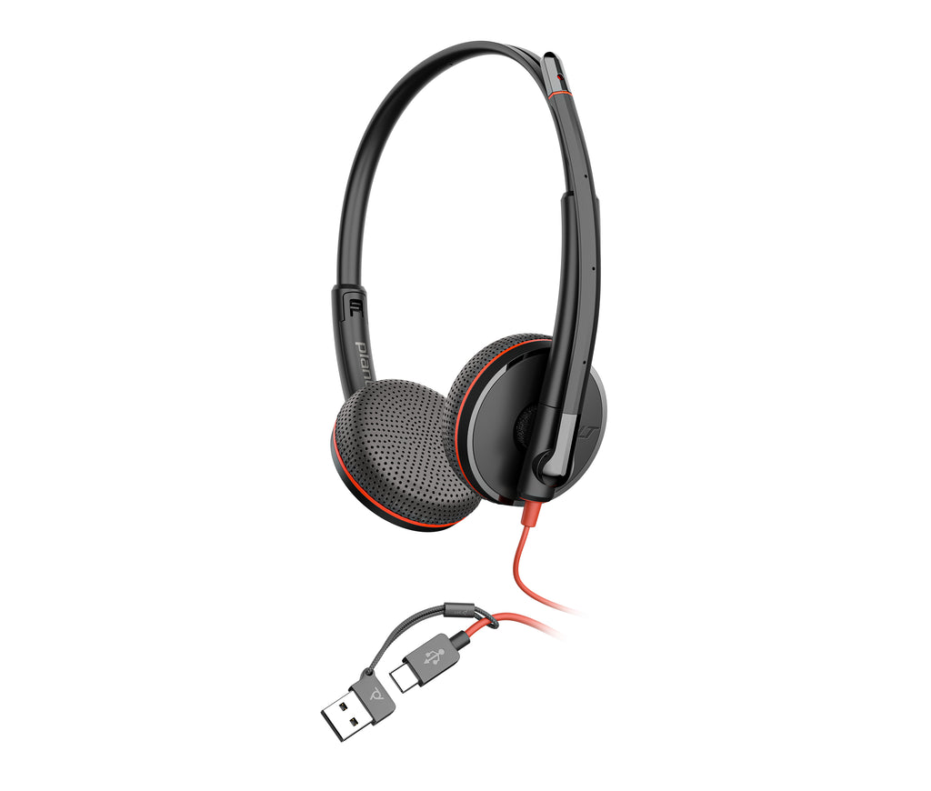 Poly Blackwire 3225 - Micro-casque filaire certifié UC