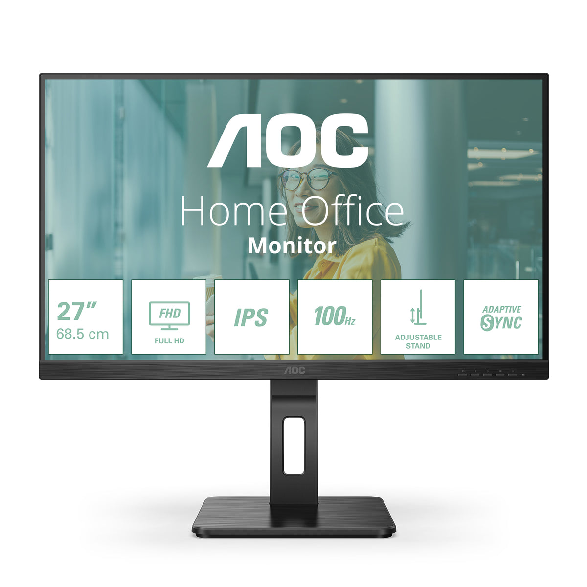 Écran LED AOC 27P2Q 27" Full HD - 75 Hz - IPS - Noir