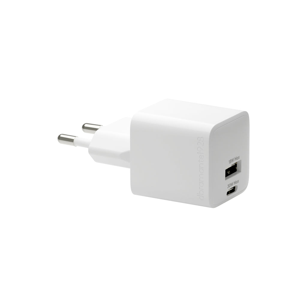 Adaptateur secteur 30W PD blanc Europe