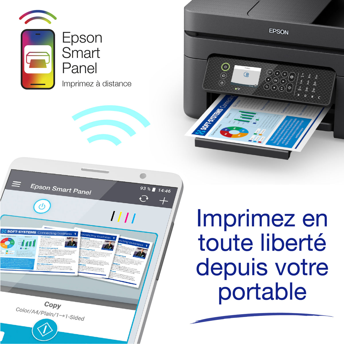 Epson WorkForce WF-2950DWF : Imprimante multifonctions pro