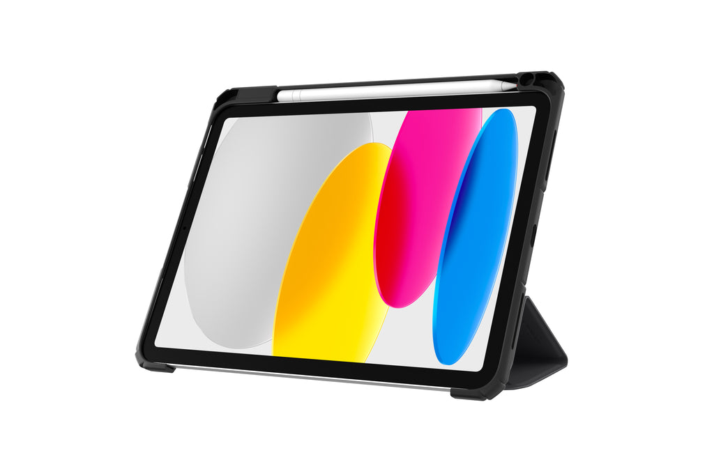 Étui rabat iPad 10.9" noir | DBRAMANTE1928