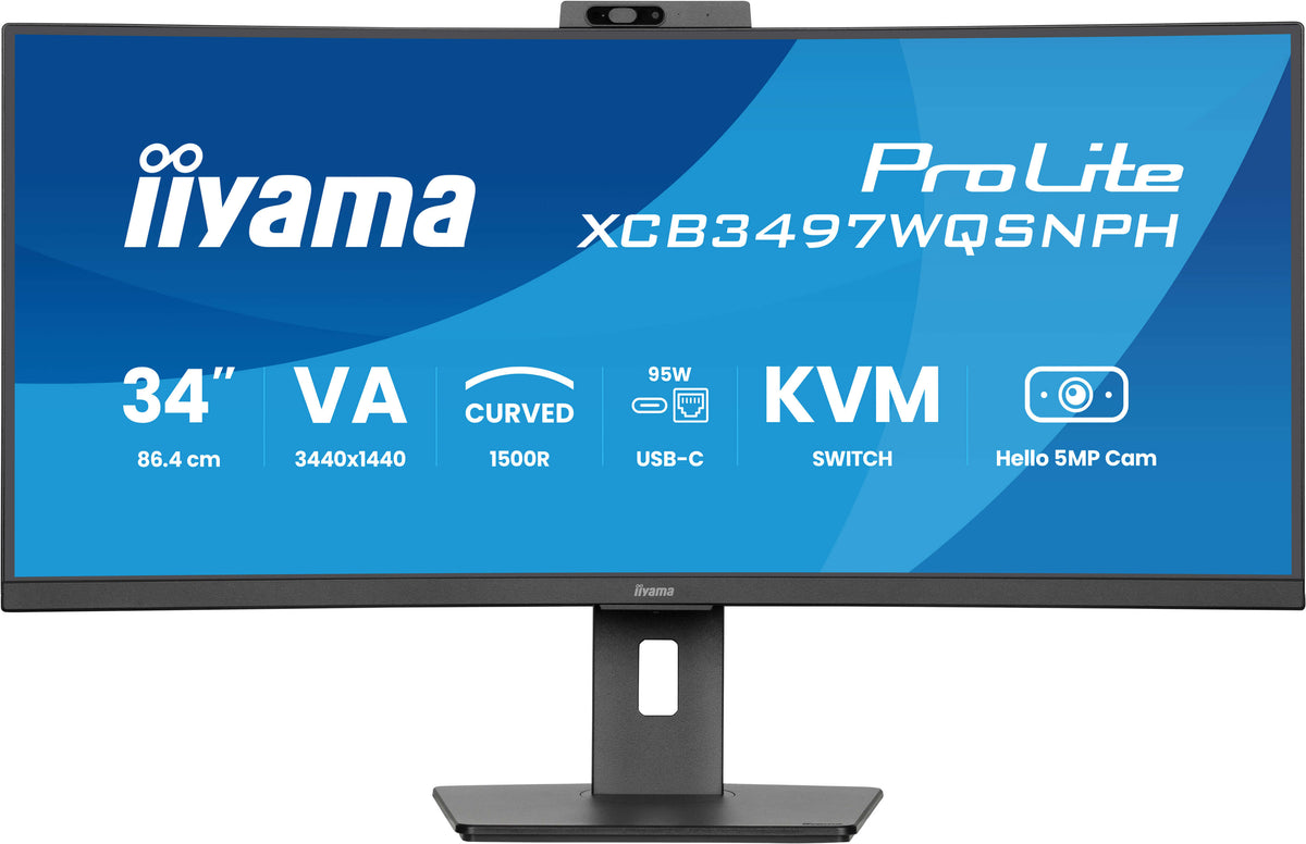Écran LED incurvé IIYAMA 34" UWQHD 120Hz