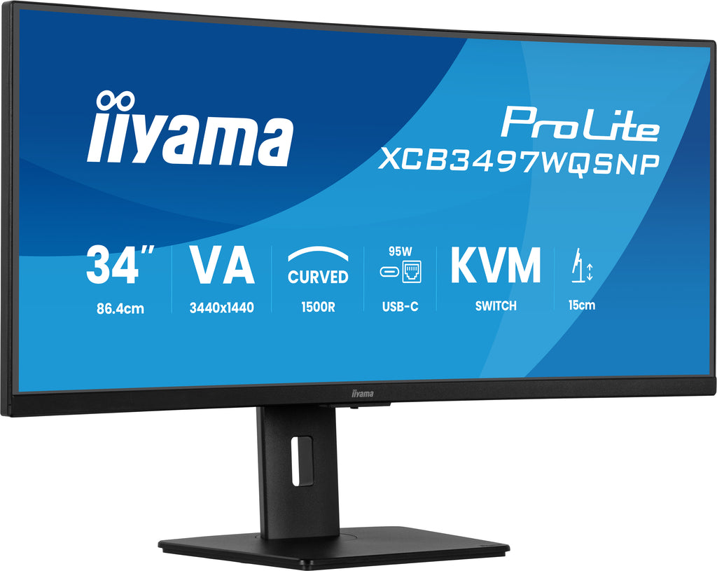Écran incurvé IIYAMA 34" UWQHD 120Hz - Gaming & Productivité