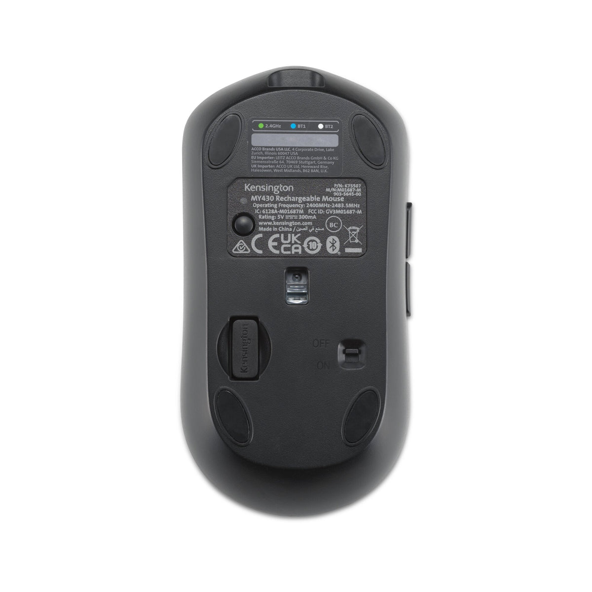Kensington MY430 EQ Souris sans fil rechargeable