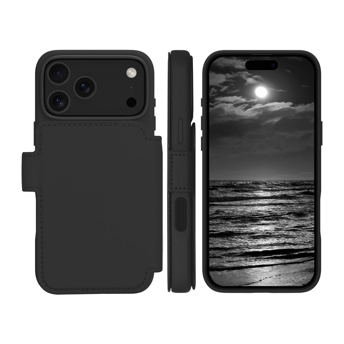 Étui iPhone 17 Pro Max Lynge MagSafe Noir Minuit