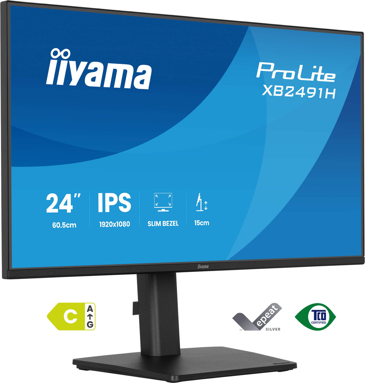 Écran LED IIYAMA 24" Full HD 120Hz IPS - ProLite XB2491H-B1