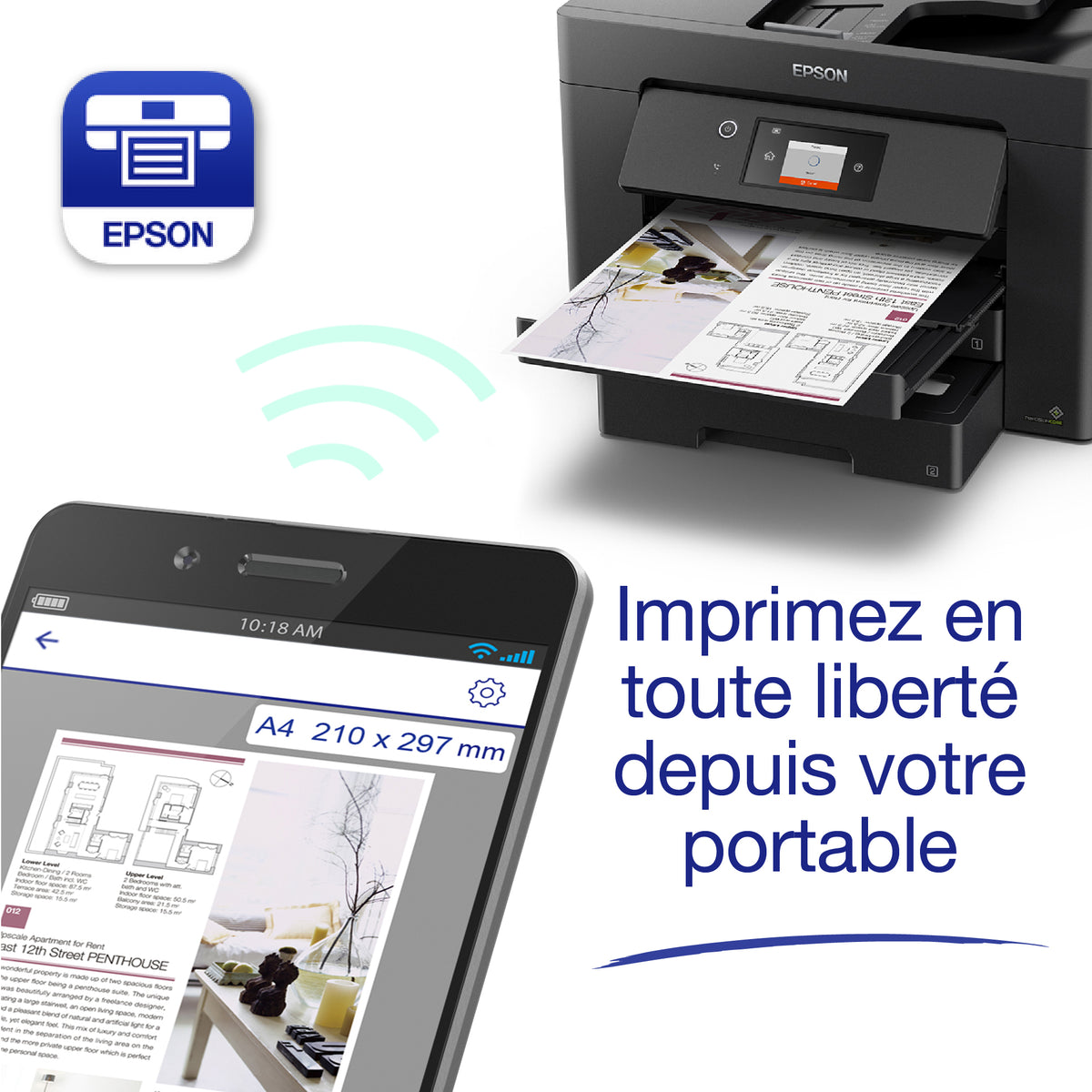 Epson WorkForce WF-7830DTWF - Imprimante A3 Multifonctions