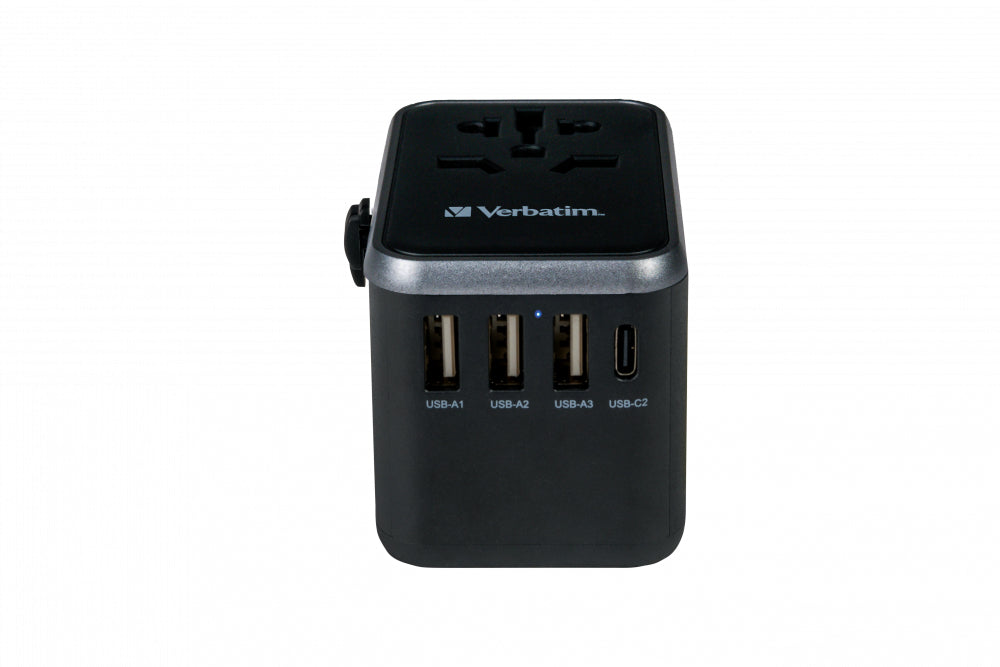 Adaptateur secteur universel Verbatim 61W 5 ports QC3.0 PD3.0