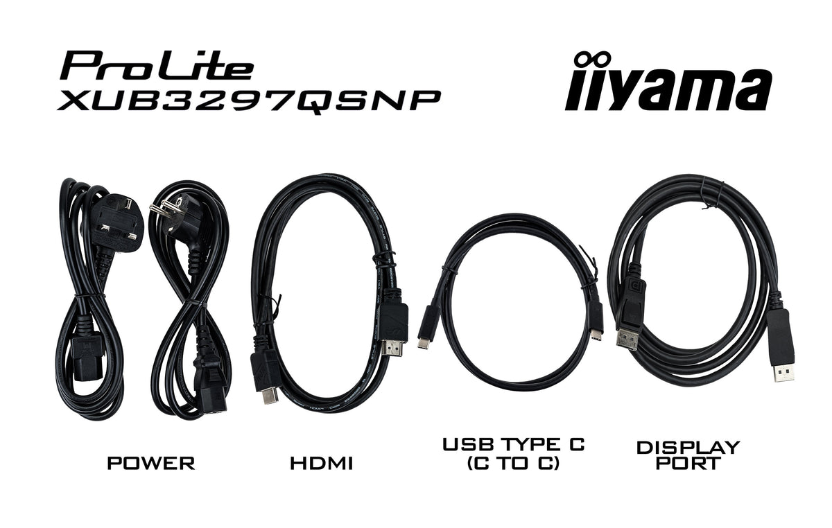 Écran LED IIYAMA 32" QHD 100Hz IPS - ProLite XUB3297QSNP-B1