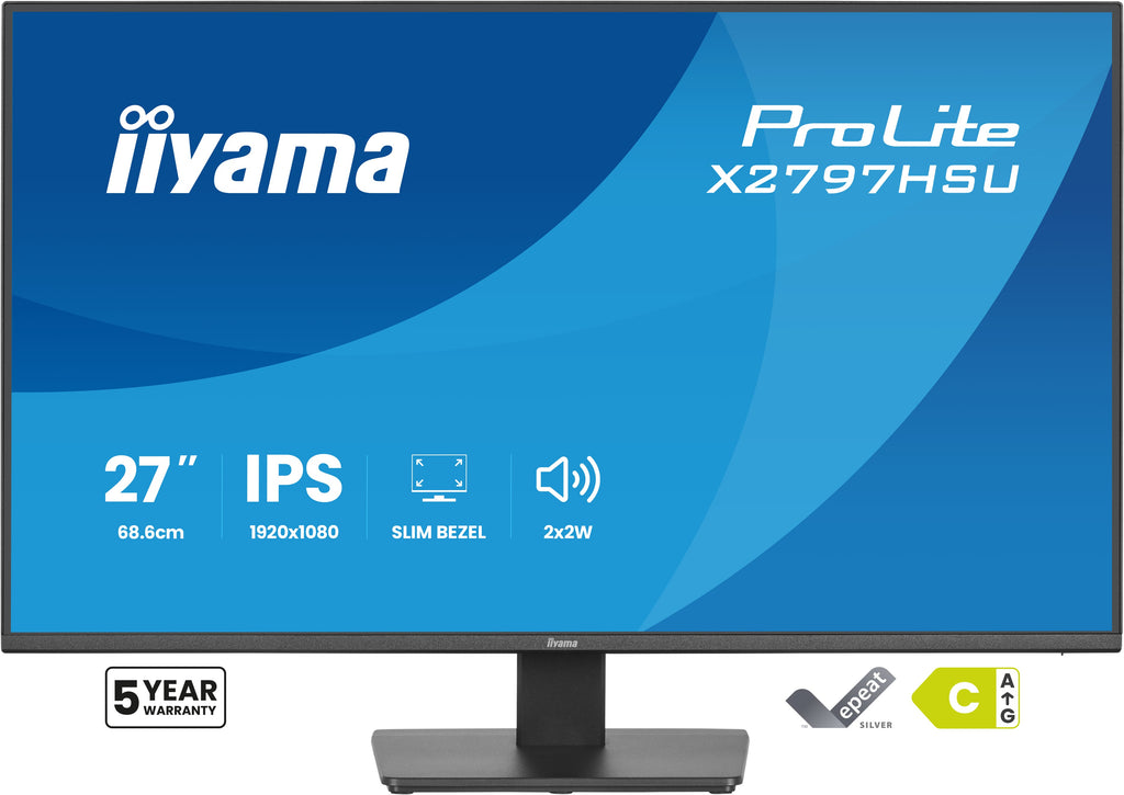 Écran LED IIYAMA 27" Full HD 120 Hz - ProLite X2797HSU-B1
