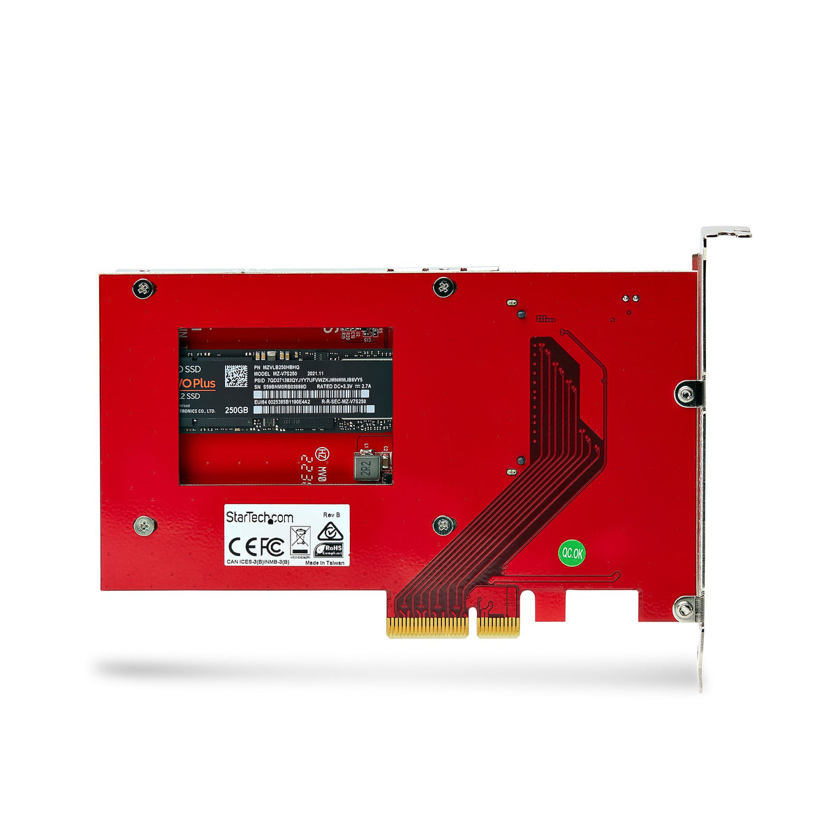 Adaptateur M.2 vers U.3 StarTech PCIe 4.0 - TAA