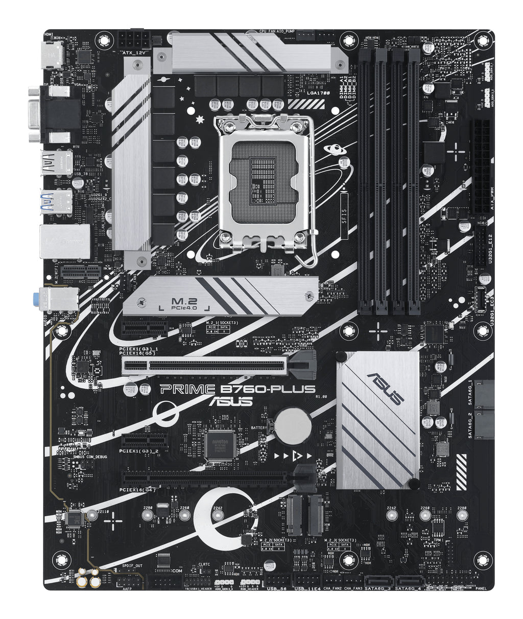 Carte-mère ASUS PRIME B760-PLUS LGA1700 - USB4 & 2.5G LAN