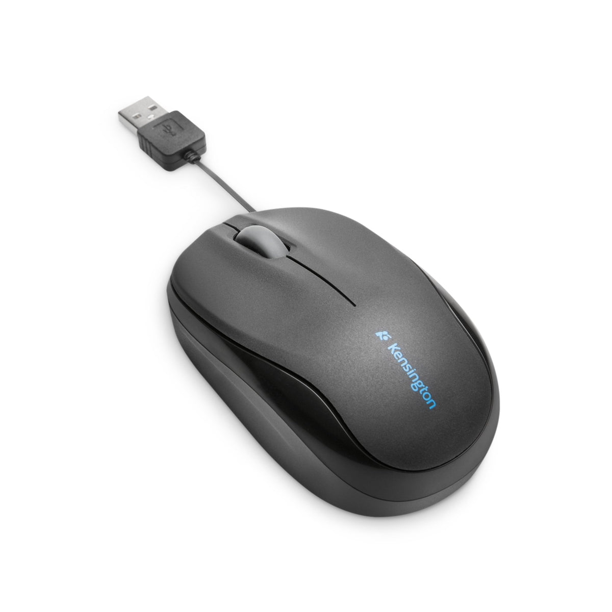 Souris filaire Kensington Pro Fit Retractable Mobile - USB Noir