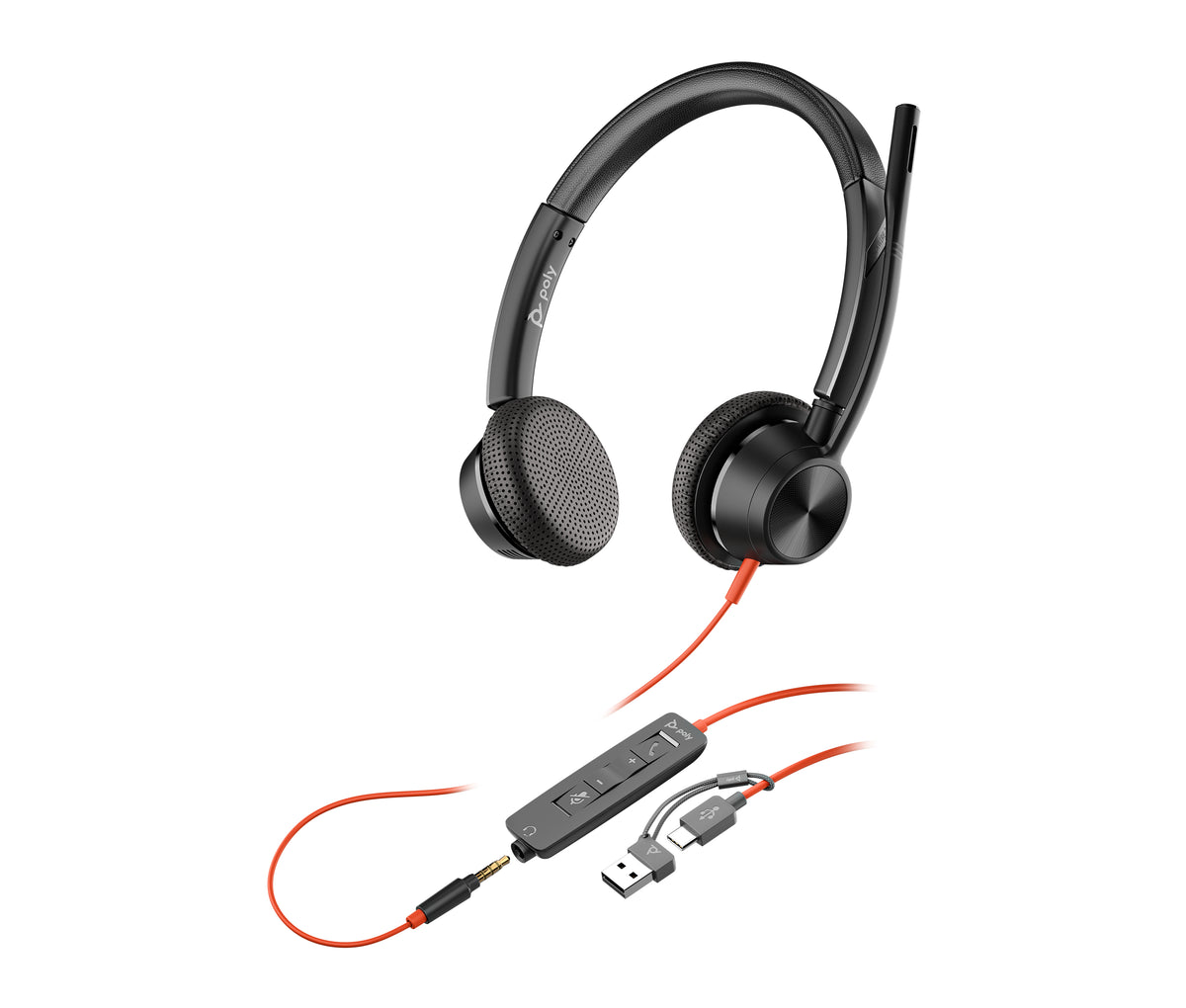 Poly Blackwire 3325 - Micro-casque filaire certifié UC