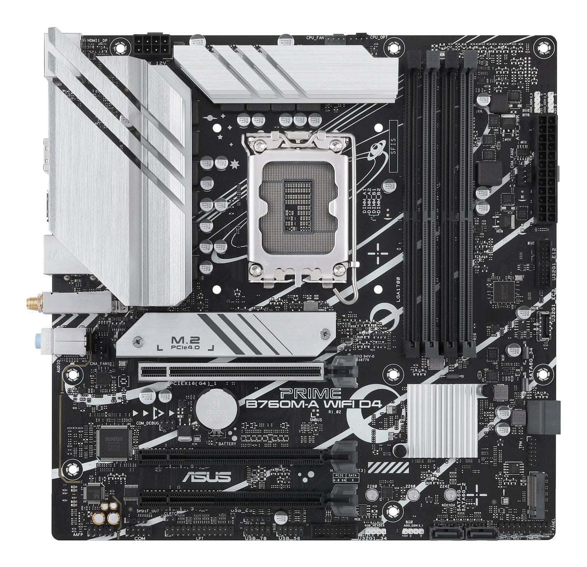 ASUS PRIME B760M-A WIFI D4 - Carte-mère micro ATX LGA1700
