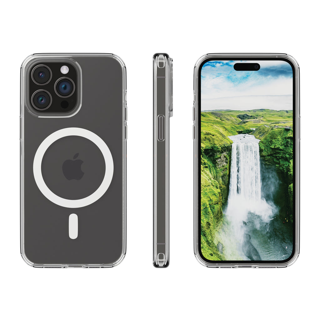 Coque iPhone 15 Pro Max MagSafe D3O transparente