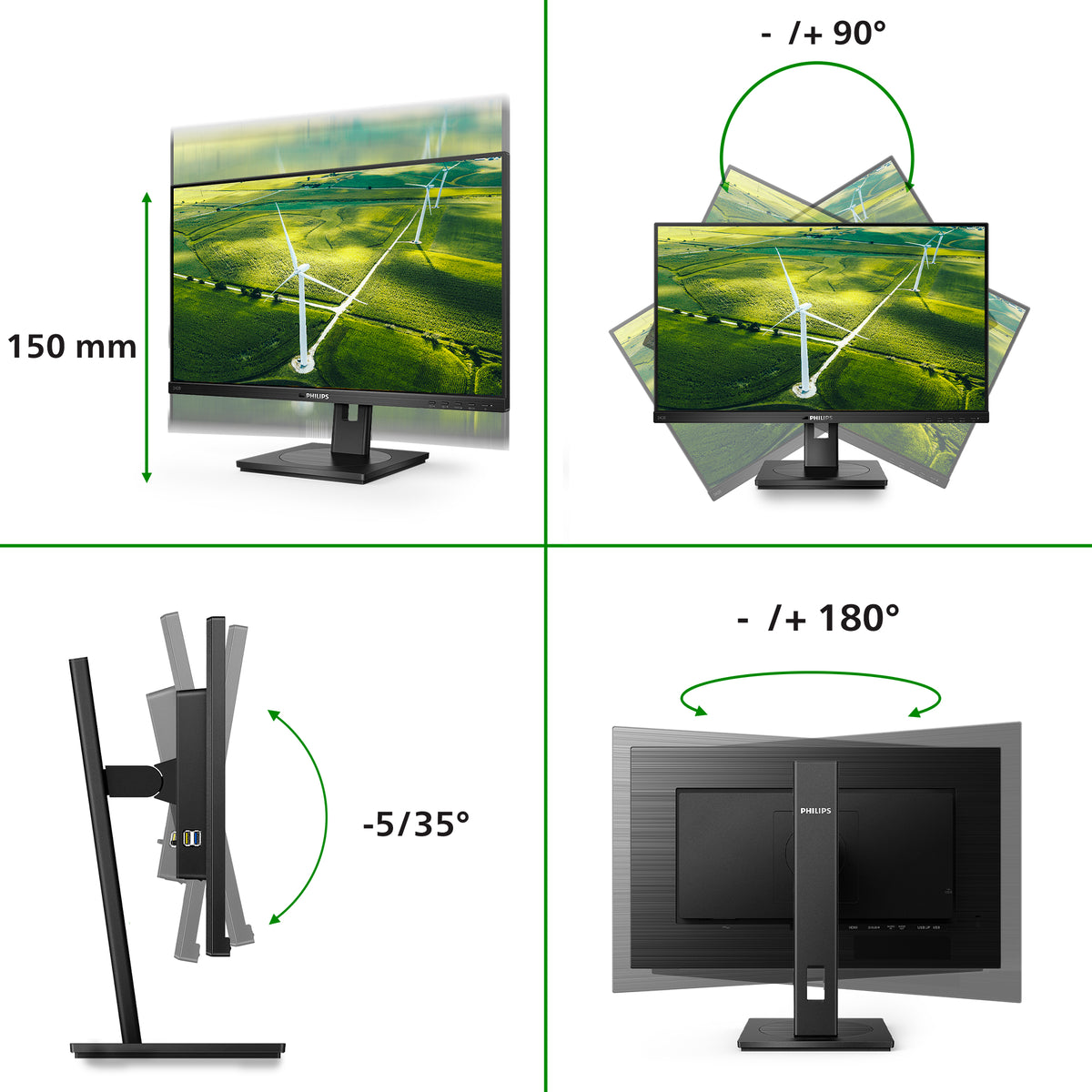 Philips B Line 242B1G - Écran LED 24" Full HD - 75 Hz - IPS
