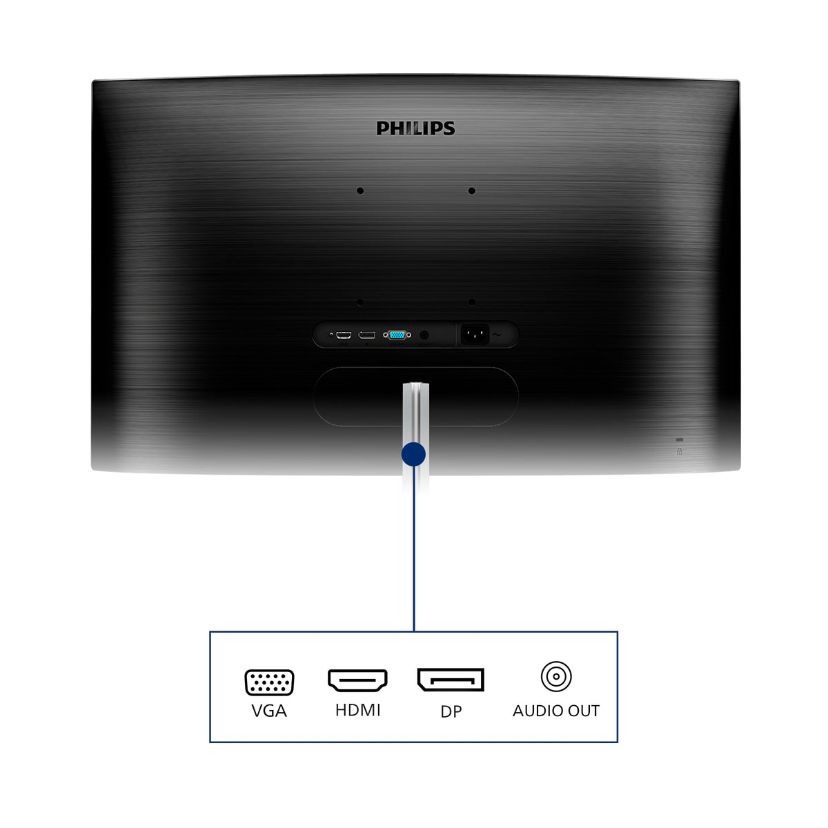 Écran incurvé Philips 32" QHD - 75Hz - 4ms - VA