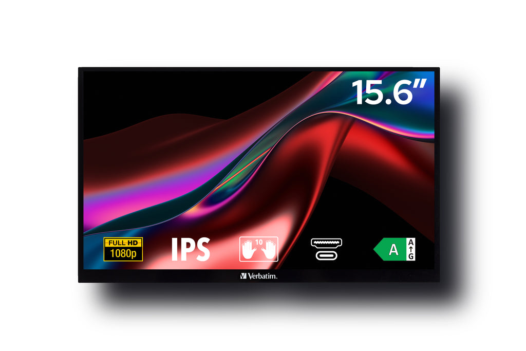 Moniteur tactile portable Verbatim 15,6" Full HD - HDMI/USB-C