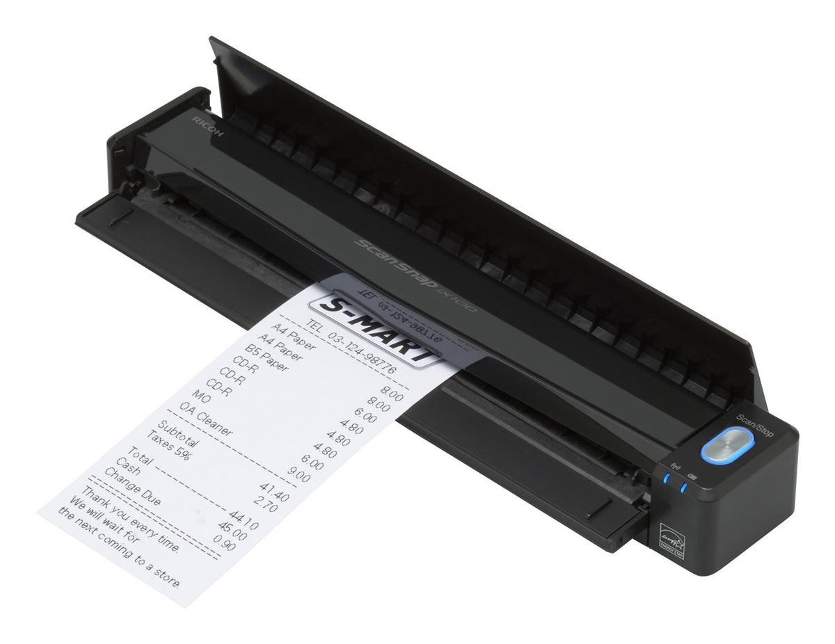 Ricoh ScanSnap iX100 : Scanner portable 600 dpi Wi-Fi/USB