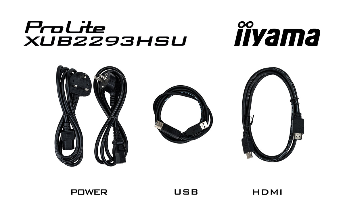 Écran LED 21.5" Full HD 100Hz IPS - iiyama ProLite XUB2293HSU-B7
