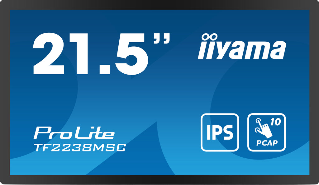 Écran tactile IIYAMA 21.5" Full HD - Cadre ouvert - ProLite TF2238MSC-B1