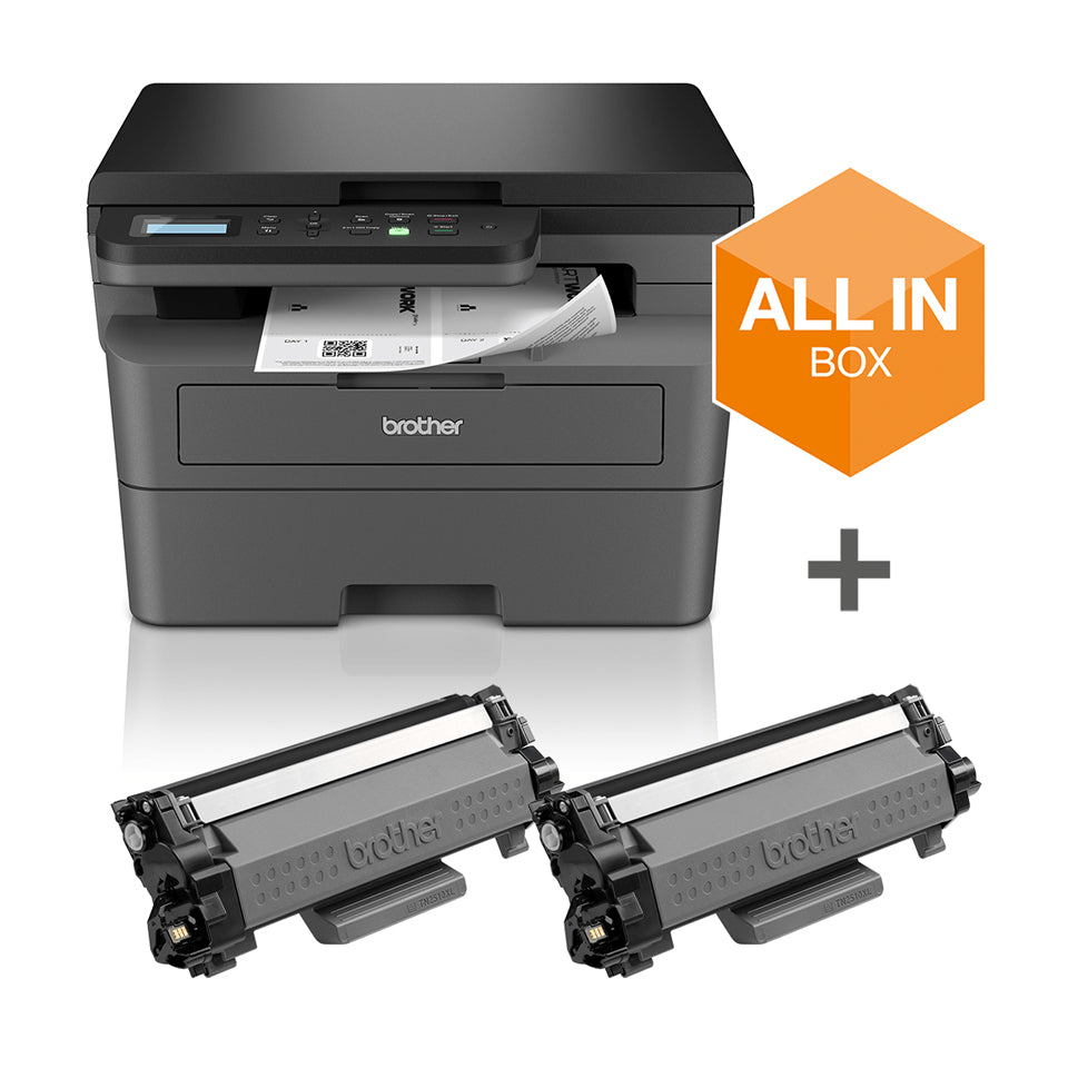 Imprimante Brother DCP-L2627DWXL Noir & Blanc Laser