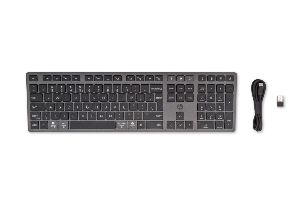 HP 720 Clavier sans fil rechargeable - 3 appareils