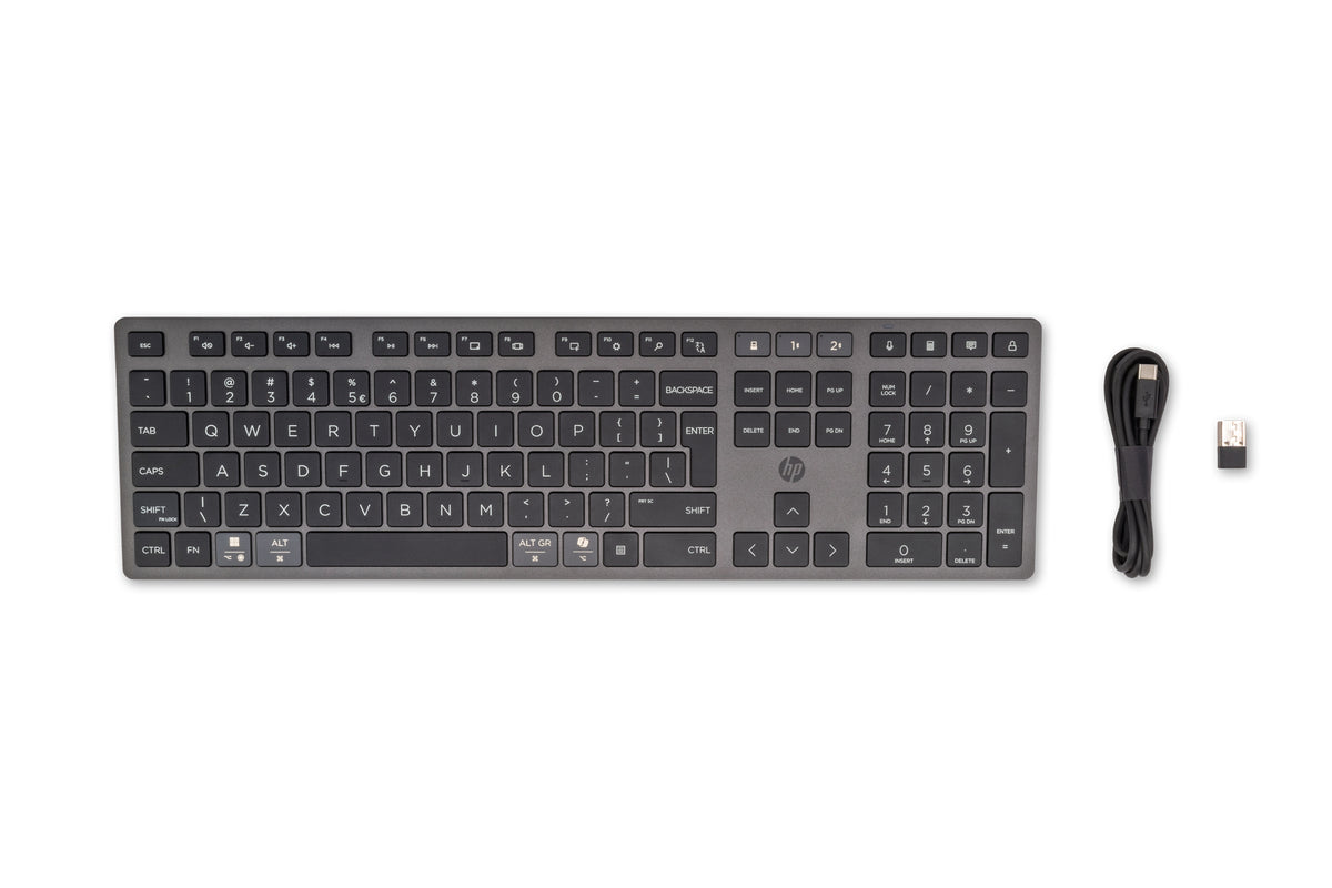 HP 720 Clavier sans fil rechargeable - 3 appareils