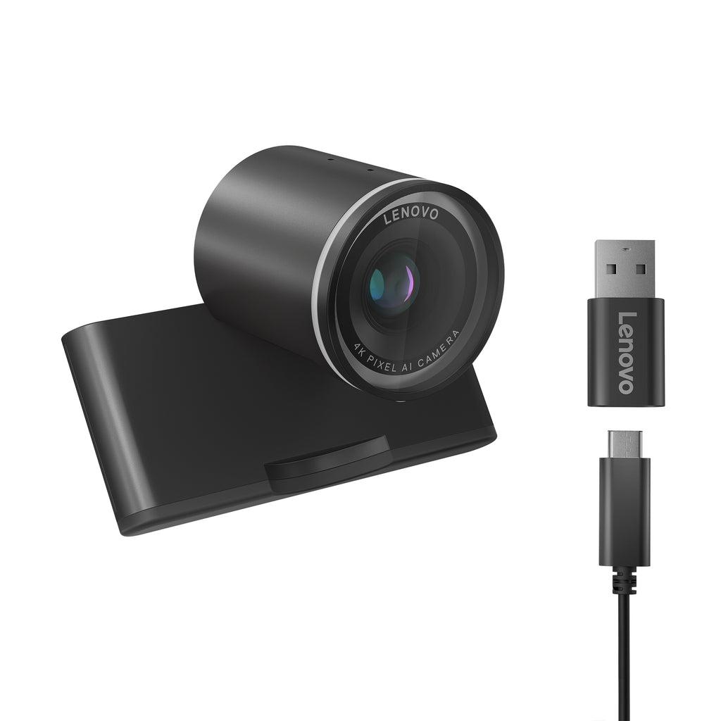 Webcam Lenovo 4K avec audio - USB 3.0