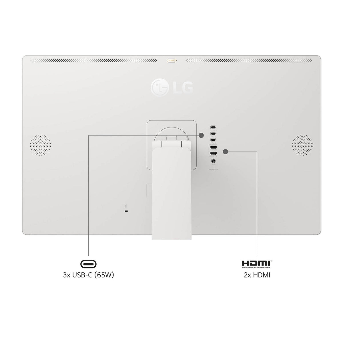 LG 32U889SA-W Écran 4K tactile 32" blanc